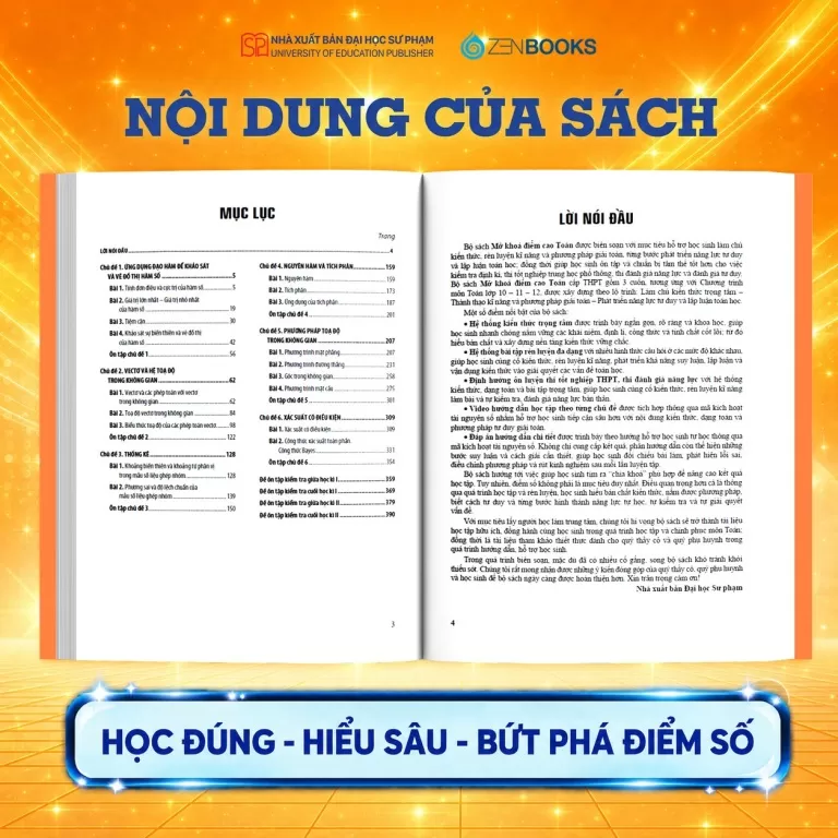 MỞ KHÓA ĐIỂM CAO TOÁN LỚP 12